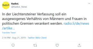 Hinweis von Radio L auf Radiobeitrag zur Lancierung der Initiative (Link allerdings tot)
