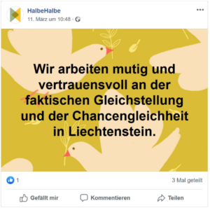 Bild mit "Werbeslogan" für Initiative