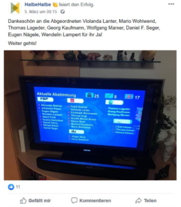 Initiativkomitee bedankt sich bei PolitikerInnen, die am Landtag Ja gestimmt haben