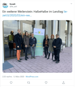 LIE-ZEIT teilt Zeitungsartikel von halbehalbe